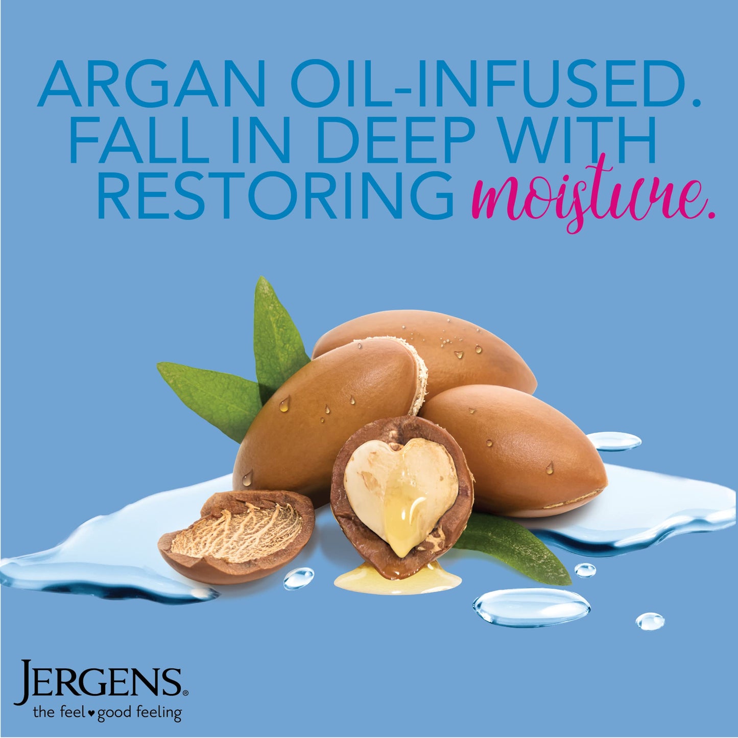 Jergens Wet Skin Body Moisturizer with Restoring Argan Oil, 10 Ounces Beauty & Personal Care Jergens