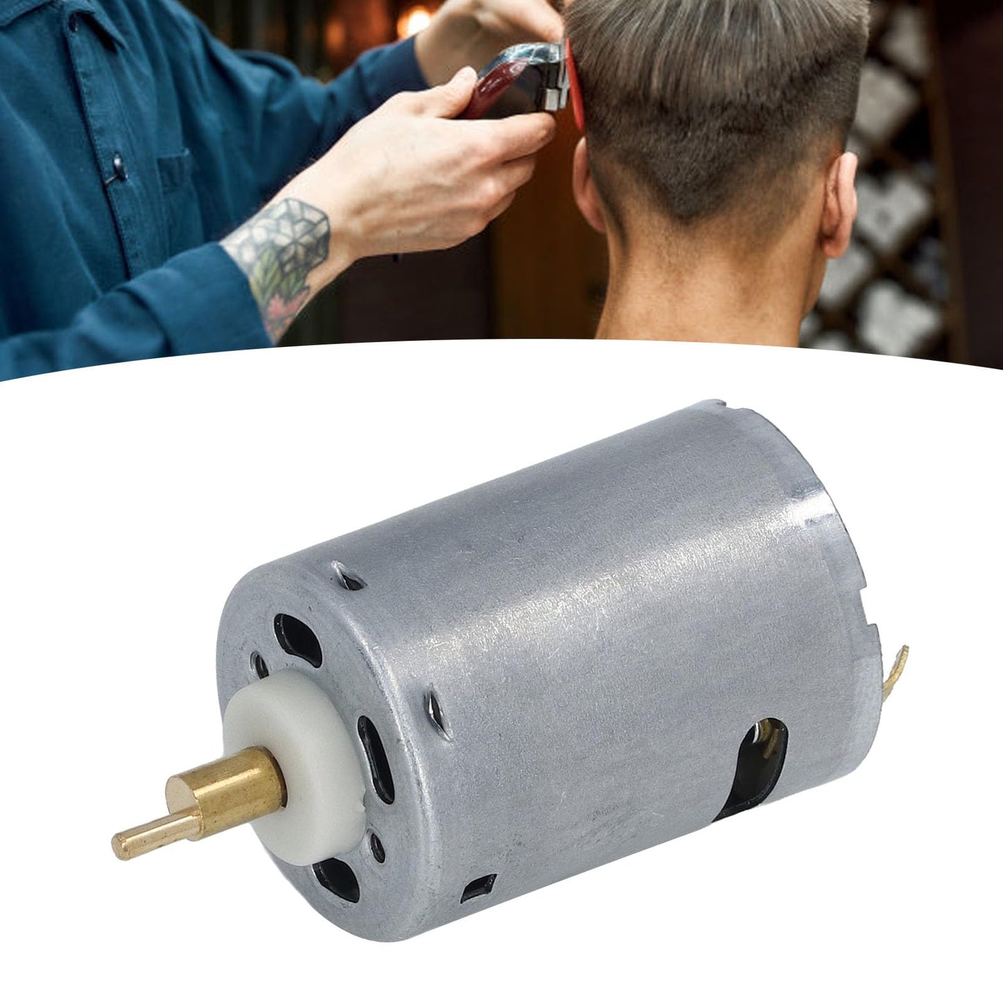6500RPM High-Speed Replacement Motor for Hair Clipper DIY Maintenance Parts Compatible with 8148 8591 8504 Models Beauty and Personal Care Ymiko