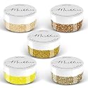 MARBLERS Cosmetic Grade Fine Glitter 5-Pack [Pink Vibe] 0.90oz (25g) | Non-Toxic | Vegan | Cruelty-Free | Eyeshadow, Nail Polish, Nail Art | Festival Beauty & Personal Care MARBLERS