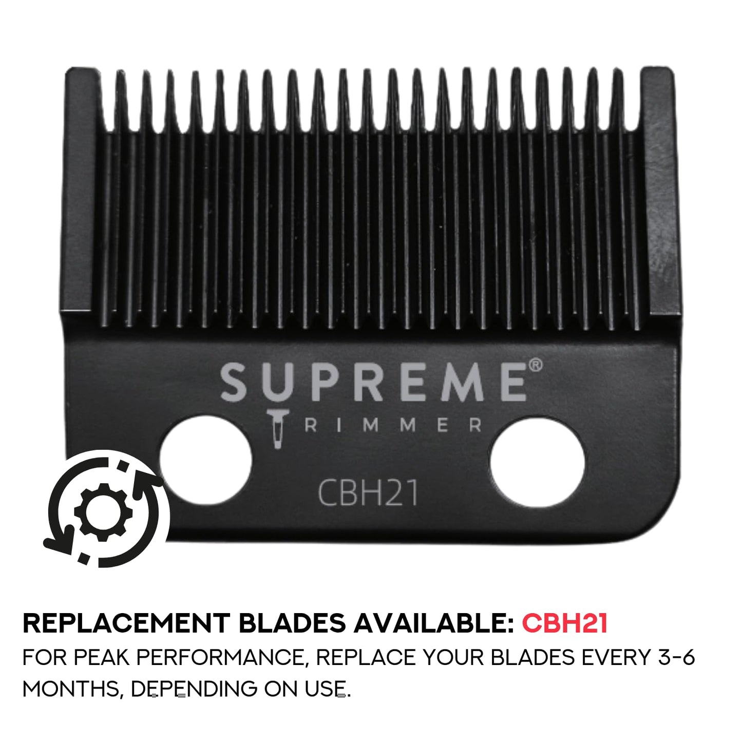 Supreme Trimmer Darkstar 72 Clipper with Magnetic Vector Motor - 180 Min Run Time, 9000 RPM Barber Hair Clipper - Low Noise, Professional Clipper DLC Beauty and Personal Care Supreme Trimmer