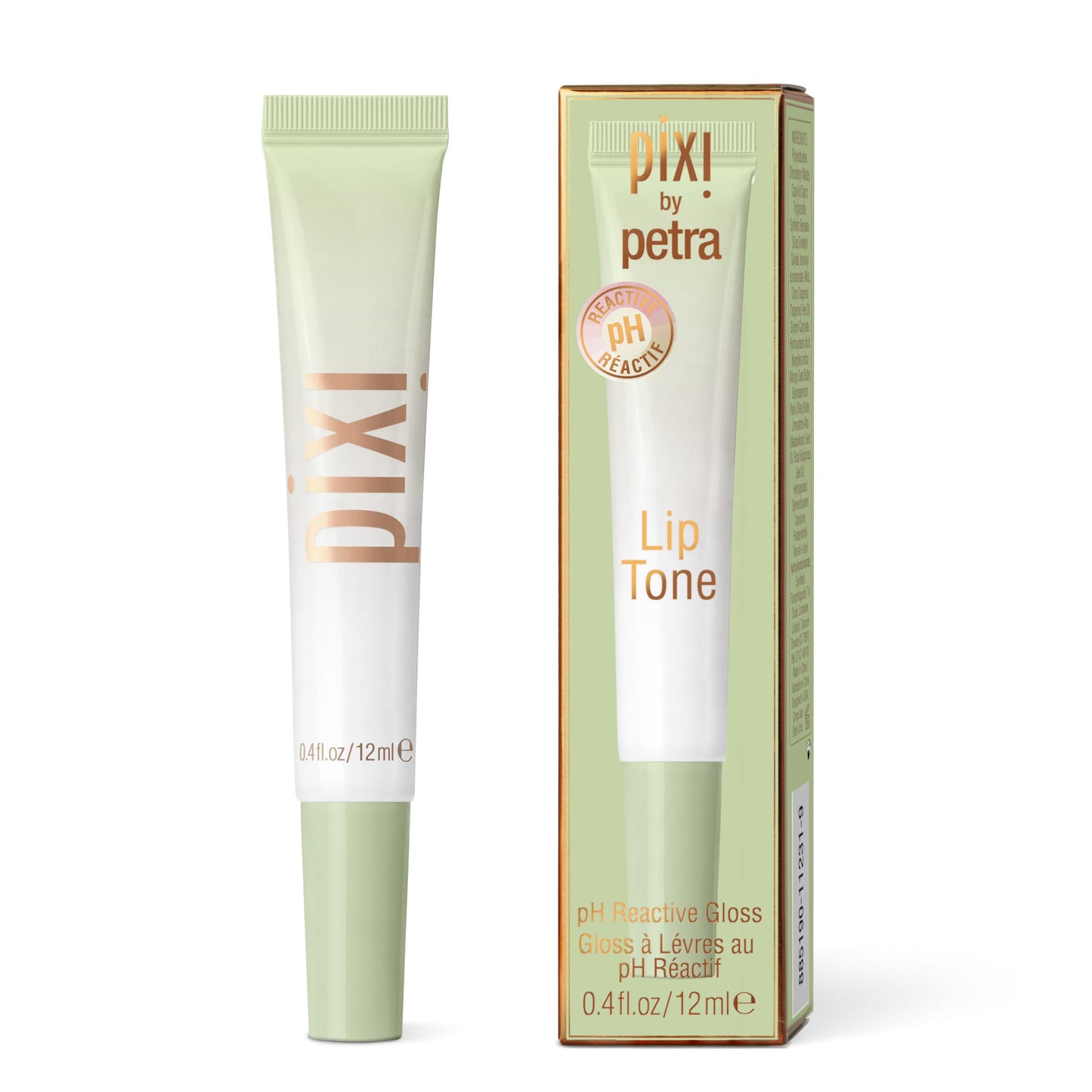 Pixi Beauty LipTone pH Reactive Lip Gloss in SnowPearl | Color Changing Tinted Lip Balm with Rosehip Oil & Shea Butter | Non-Sticky Mirror-Shine Beauty & Personal Care Pixi