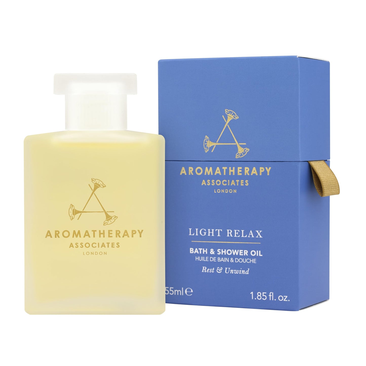 Aromatherapy Associates Light Relax Bath and Shower Oil, Natural Body Oil to Refresh Mind, Body and Spirit, Hydrating Body Oil Made with 3 Essential Beauty and Personal Care Aromatherapy Associates