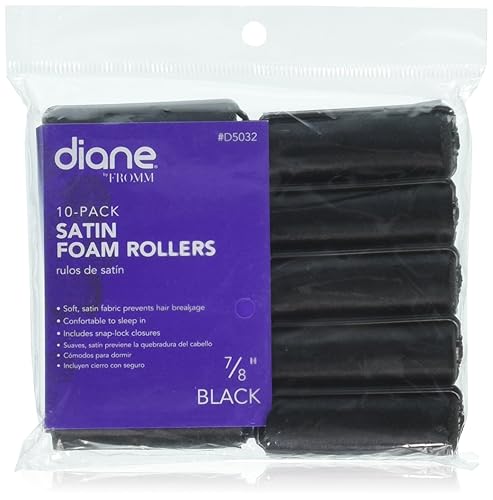 Diane Satin Foam Rollers, 7/8 Inch, 10 Count Beauty & Personal Care Diane