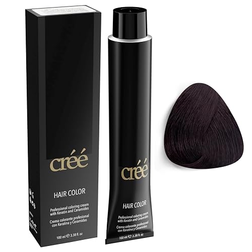 Cree Professional 2.2 - Deep Irisee Permanent Hair Color - Long Lasting, Rich Vibrant - Gray Coverage 100ml - 3.4 fl.oz. Beauty & Personal Care Créé
