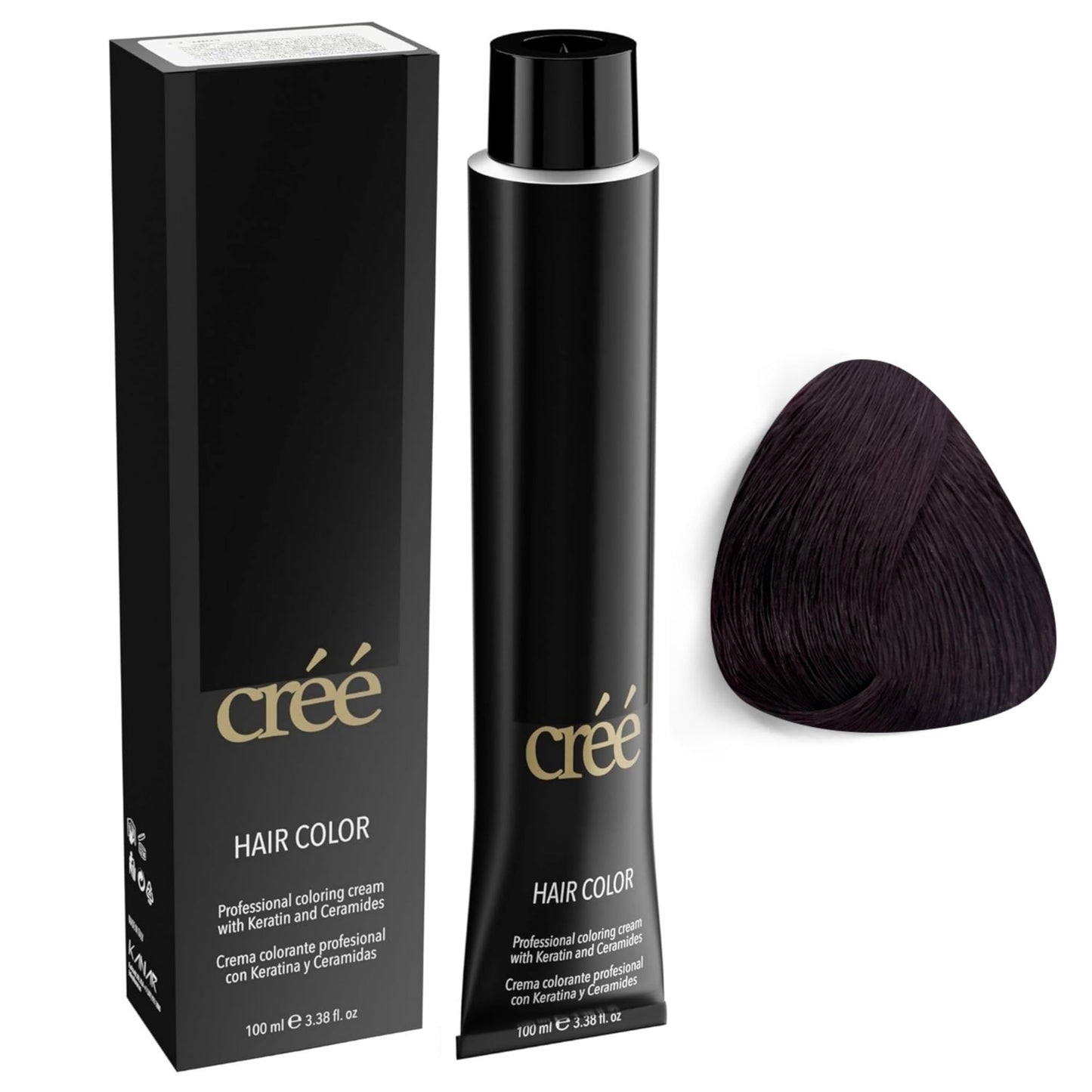 Cree Professional 2.2 - Deep Irisee Permanent Hair Color - Long Lasting, Rich Vibrant - Gray Coverage 100ml - 3.4 fl.oz. Beauty & Personal Care Créé