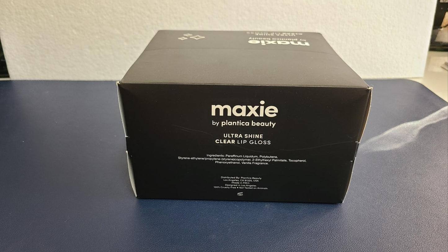 Maxie by Plantico Beauty Clear Lip Polish bulk (12 Pieces) CLEAR/ALOE (Original Clear, 3 PCS) Beauty & Personal Care MAXIE BY PLANTICA BEAUTY
