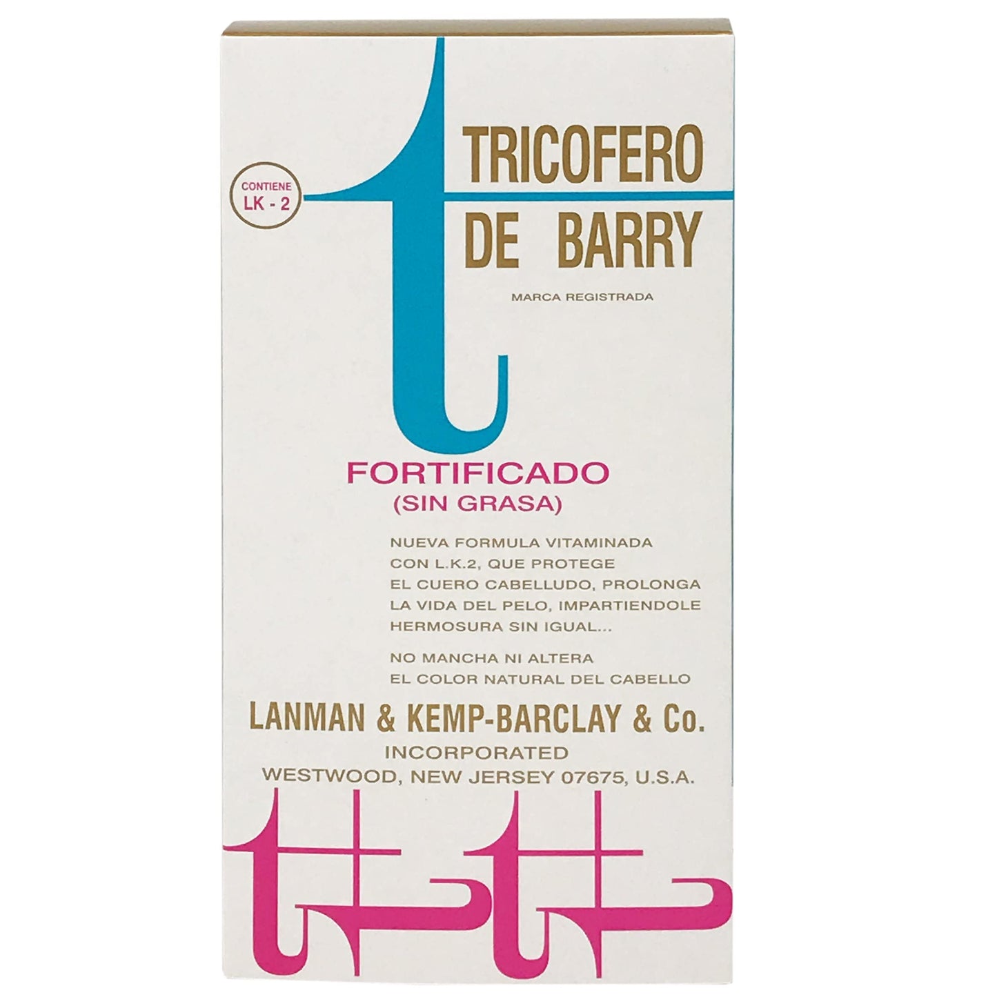Lanman & Kemp-Barclay & Co Barry's Tricopherous Hair Greaseless 8oz Beauty & Personal Care lanman & kemp-barclay & co