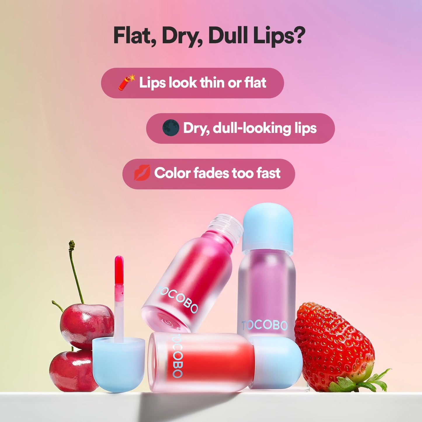 TOCOBO Korean Skincare Juicy Berry Plumping Lip Oil (00 Frozen Berry) Beauty and Personal Care TOCOBO