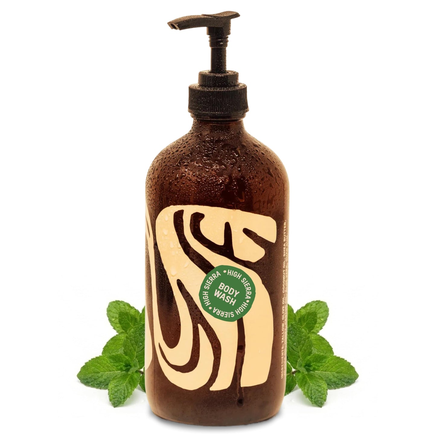 Local Revival Tallow and Honey Body Wash - High Sierra - Beef Tallow with Honey, Olive Oil, Shea Butter and Jojoba Oil - Moisturizing Body Wash Beauty & Personal Care Local Revival