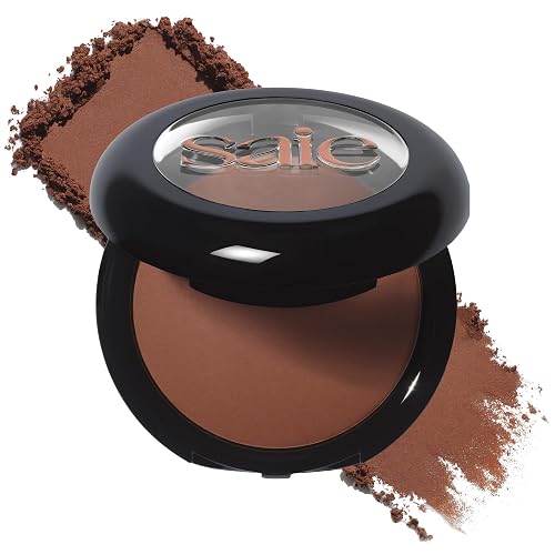 Saie SuperSuede Radiant Baked Bronzer Powder - Hydrating, Long-Lasting + Blurring Powder Bronzer for a Warm, Natural Glow - With Squalane + Jojoba Beauty & Personal Care Saie