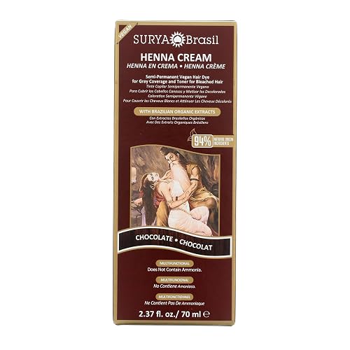 Surya Nature, Inc Henna Chocolate Cream - 2.31 oz Beauty & Personal Care Surya Brasil