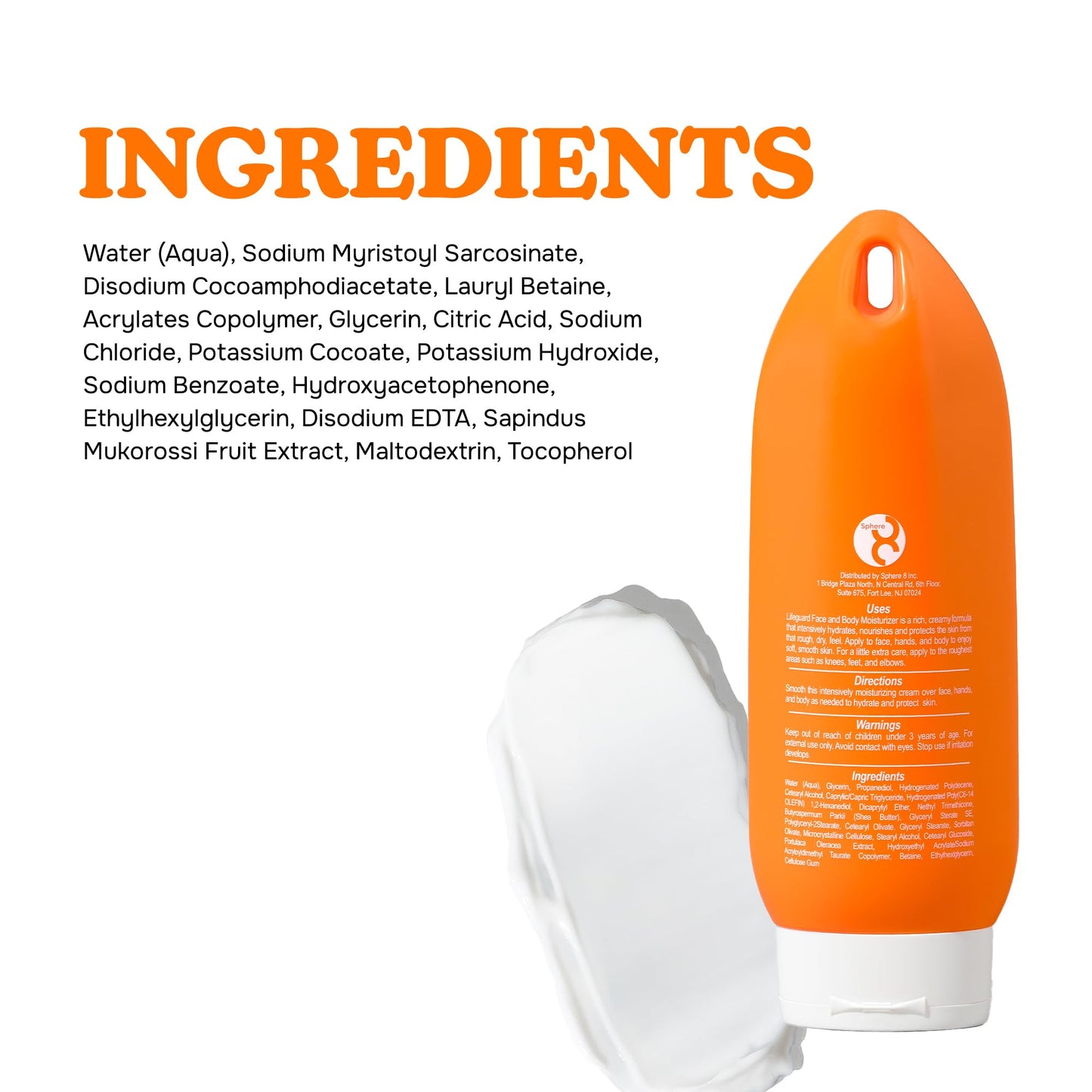 LIFEGUARD Daily Body & Face Moisturizer - Deep Hydrating and Moisturizing for Face and Body, Daily use, Suitable for All Skin Type, Sensitive Skin Beauty & Personal Care LIFEGUARD