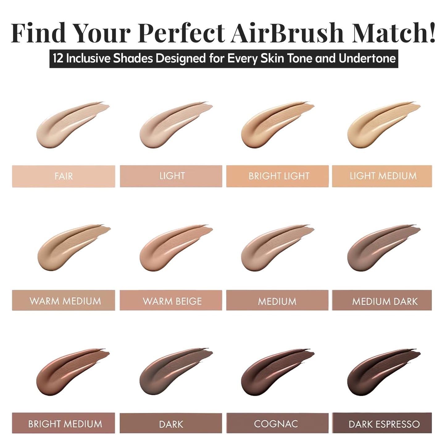 Jerome Alexander MagicMinerals AirBrush Foundation - 2 Piece Set with Airbrush Foundation and Kabuki Brush - Spray Makeup with Anti-aging Ingredients Beauty & Personal Care Jerome Alexander
