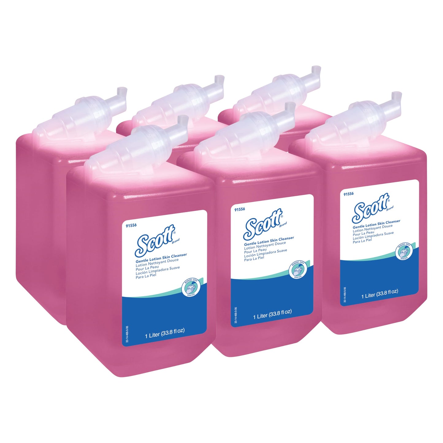 Scott® Gentle Lotion Skin Cleanser (91556), Floral, Pink, 1.0 L Bottles, 1 Bottle Beauty & Personal Care Scott Professional