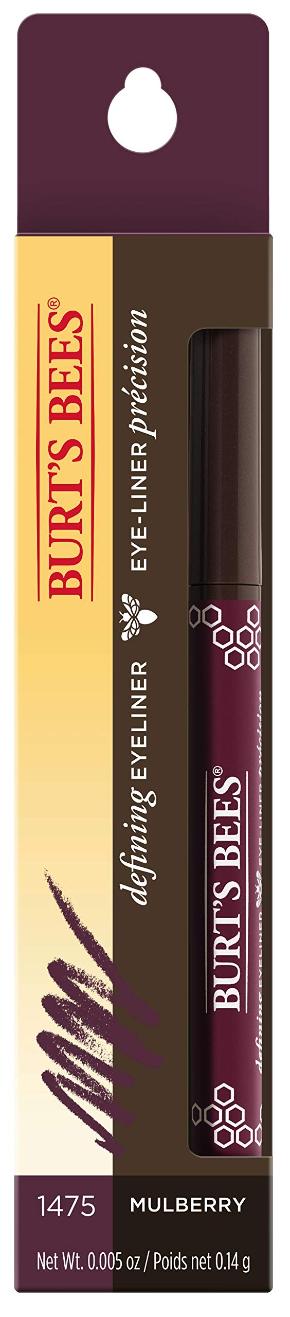 Burt's Bees, Defining Eyeliner Mulberry, 0.005 Ounce Beauty & Personal Care Burt's Bees