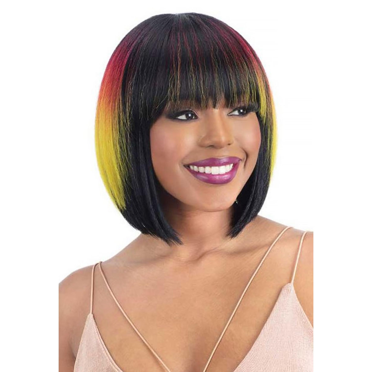 Free Tress Shake N Go Legacy Human Hair Blend Wig Victoria (HI-BLONDE)