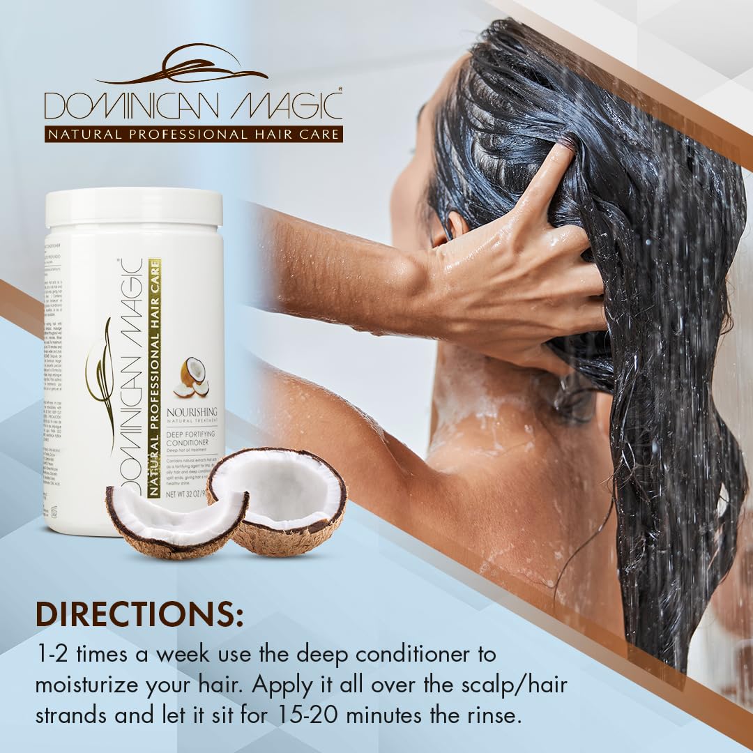 Dominican Magic Deep Fortifying Conditioner, 32 Oz, 32 Ounces Beauty & Personal Care DOMINICAN MAGIC