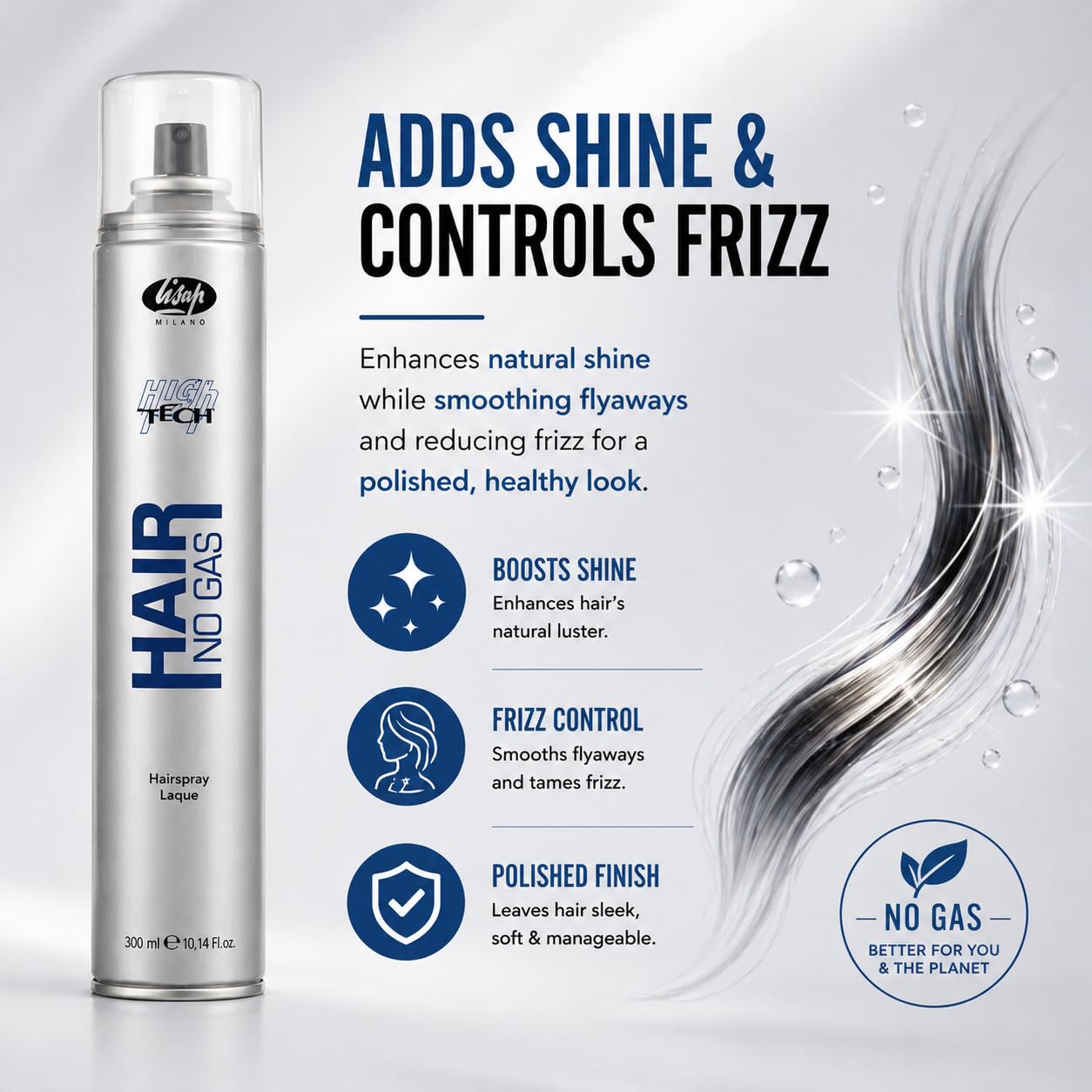 Lisap High Tech Hair No Gas Directional, 300 ml./10.1 fl.oz. Beauty & Personal Care Lisap