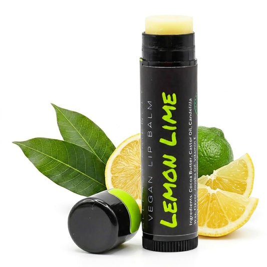 UNCHAPPED Vegan Lip Balm - All Natural and Free of Beeswax, Soy, Nut, and Top 9 Food Allergens (Lemon Lime) Beauty and Personal Care UNCHAPPED