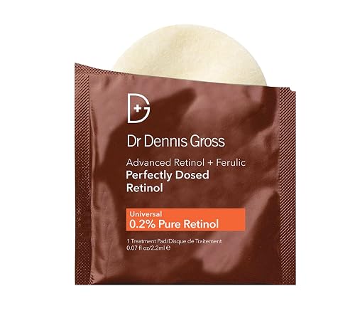 Dr Dennis Gross Advanced Retinol + Ferulic Perfectly Dosed Treatments (Universal 0.2%), 8 Pack Beauty & Personal Care Dr Dennis Gross