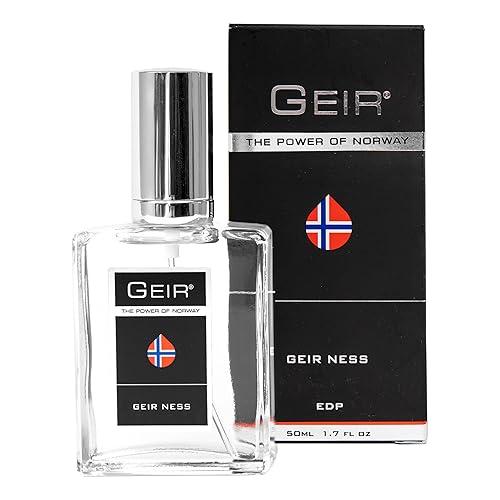 Geir Ness Eau de Parfum Spray For Men - Long Lasting Fresh, Cool Scent - Mix of Refreshing Norwegian Mountain Fragrance Beauty & Personal Care Geir Ness