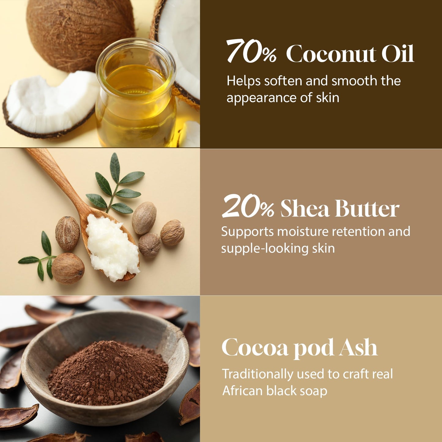 AKWAABA 100% African Black Soap(Turmeric) 4oz - For Body and Face | Moisturize and nourish your skin | Safe for all skin types | 2 pcs Beauty & Personal Care AKWAABA