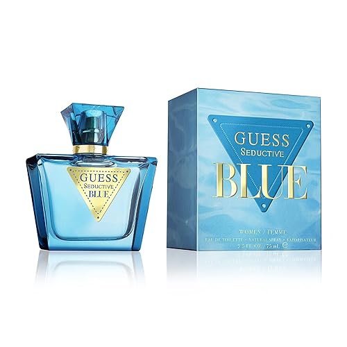 Guess Seductive Blue Women/Femme Eau de Toilette Perfume Spray For Women, 2.5 Fl. Oz. Beauty & Personal Care GUESS