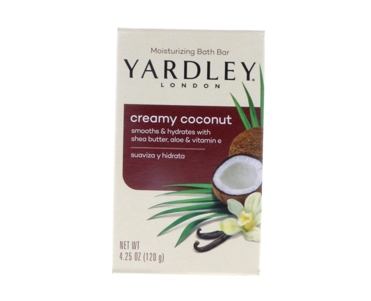 Yardley, Bar Soap Creamy Coconut, 4.25 Ounce Beauty & Personal Care Yardley