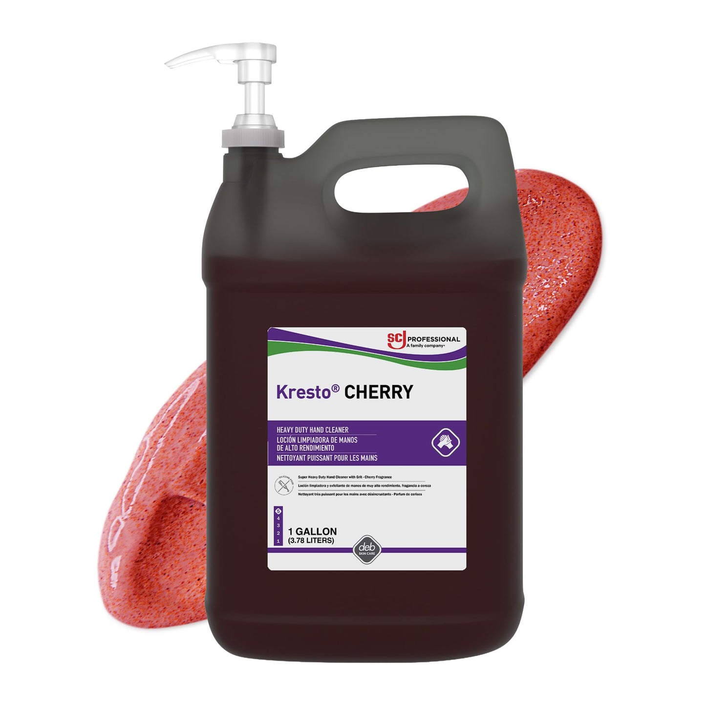 SC Johnson Professional Kresto Cherry, Super Heavy Duty Hand Cleaner, 1 Gallon Pump Bottle, for Professional Use Only Beauty & Personal Care SC Johnson Professional
