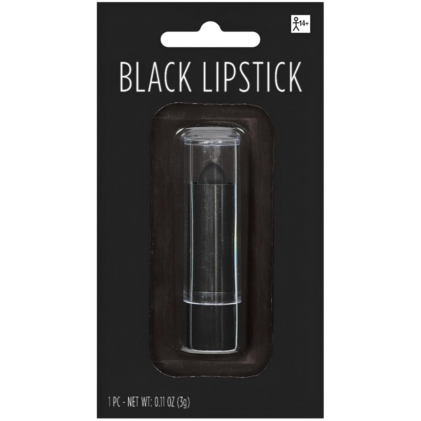AMSCAN Bold & Daring Black Lipstick (0.08 oz)- 1 Pc - Perfect for a Striking Look and Unleashing Your Inner Rebel Beauty & Personal Care Amscan