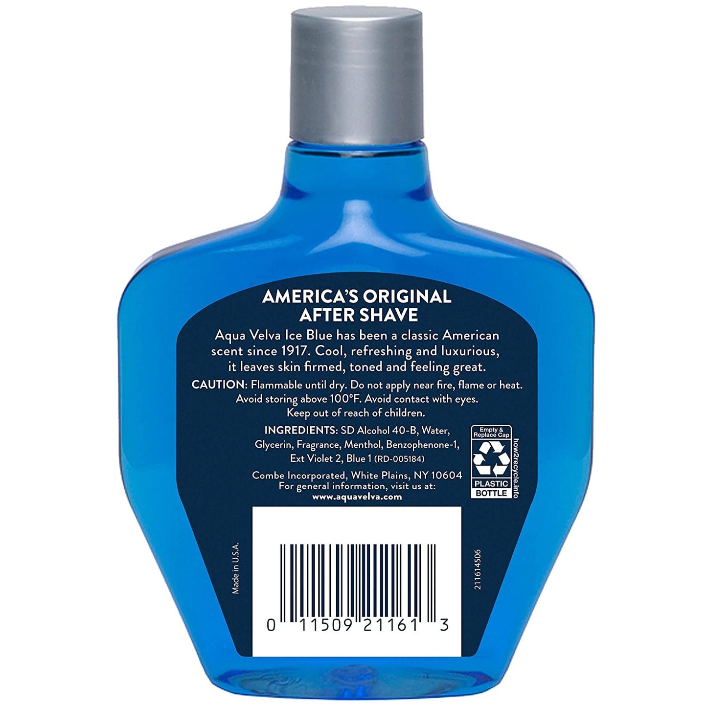 Aqua Velva Cooling After Shave Classic Ice Blue - 7 oz, Pack of 4 Beauty and Personal Care Aqua Velva