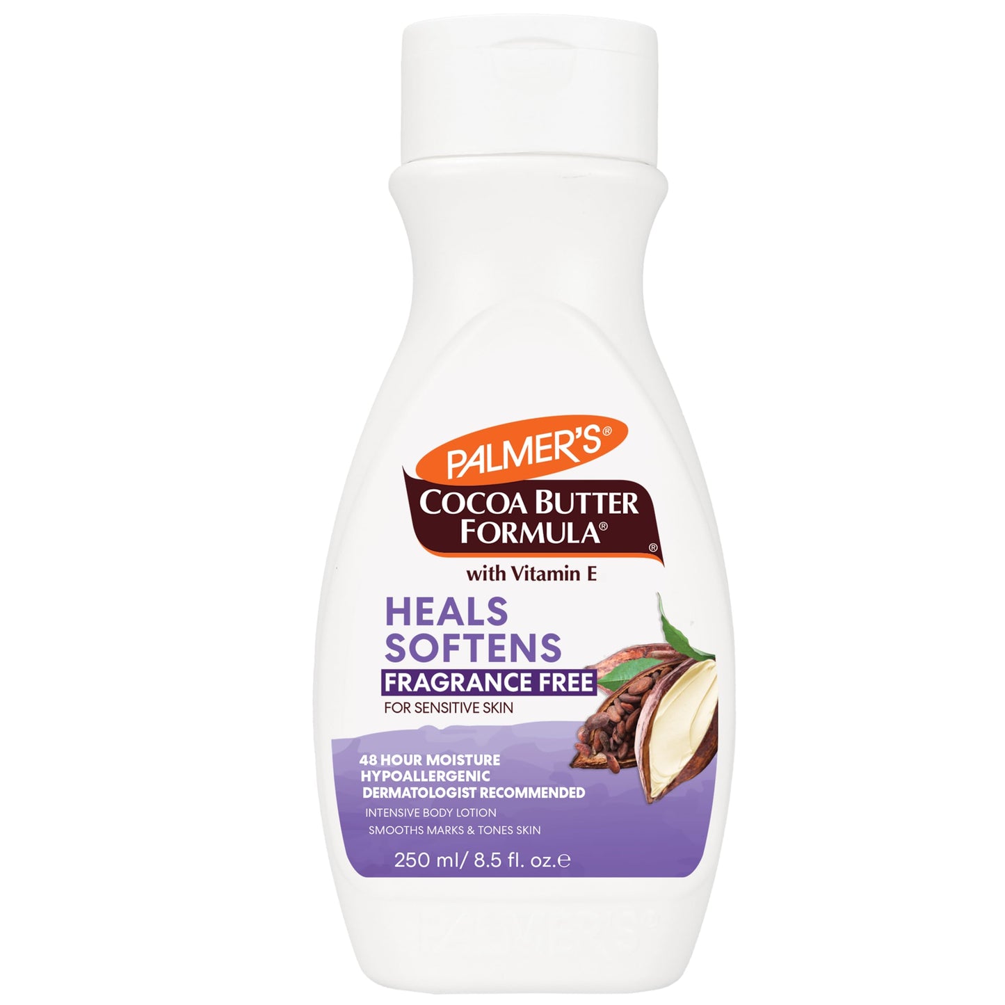 Palmer's Cocoa Butter Formula Daily Skin Therapy Fragrance Free Lotion for Dry Skin, Unscented Body Lotion, Flip Cap Bottle, 8.5 Fl Oz Beauty & Personal Care Palmer's