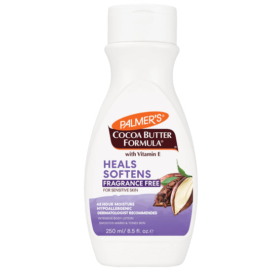 Palmer's Cocoa Butter Formula Daily Skin Therapy Fragrance Free Lotion for Dry Skin, Unscented Body Lotion, Flip Cap Bottle, 8.5 Fl Oz Beauty & Personal Care Palmer's