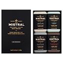 Mistral Men’s Luxury Bar Soap for Men | Gift Set (4 x 8.8 oz) - Mezcal Lime, Salted Gin, Silver Absinthe, Bourbon Vanilla | Moisturizing Beauty & Personal Care Mistral
