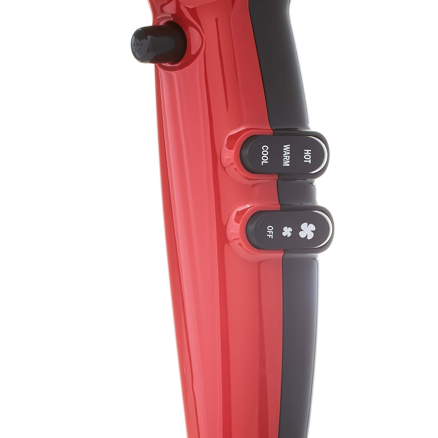 RED by Kiss Tourmaline Ceramic 2200W PRO - Professional Hair Dryer with Extra Combs, Frizz-Free Hair, Six Heat Settings Blow Dryer Beauty & Personal Care Red by Kiss