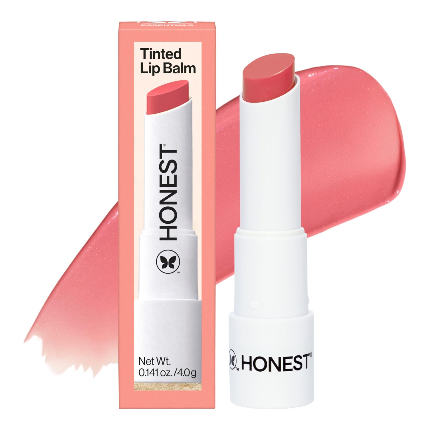 Honest Beauty Moisturizing Vegan Tinted Lip Balm, Antioxidant-rich, Acai Extracts, Avocado Oil, Paraben-Free, Cruelty Summer, Melon Beauty & Personal Care Honest Beauty