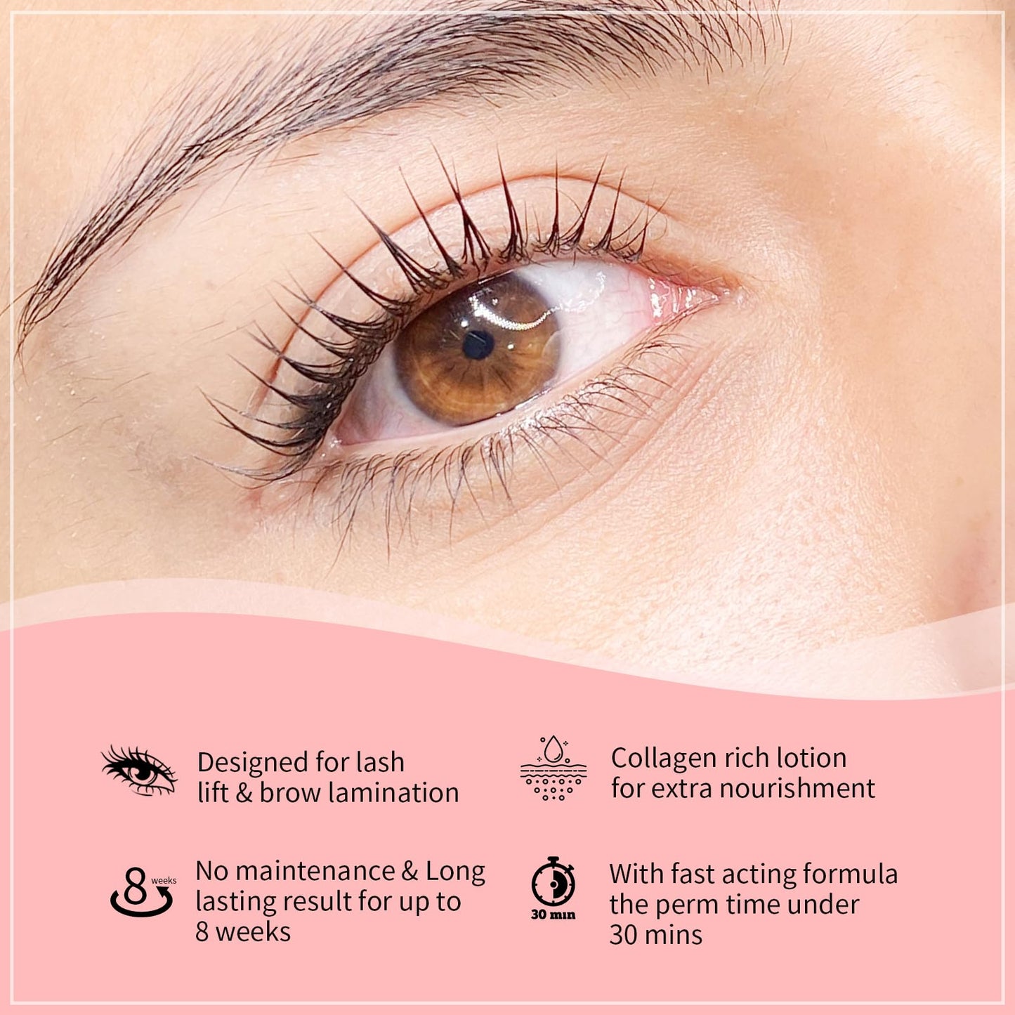 Lash Lift Kit, Professional Semi-Permanent Curling Eyelash Perm Kit Includes Eye Shields, Pads and Accessories Suitable for Salon & Home Use(Version Beauty & Personal Care ICONSIGN