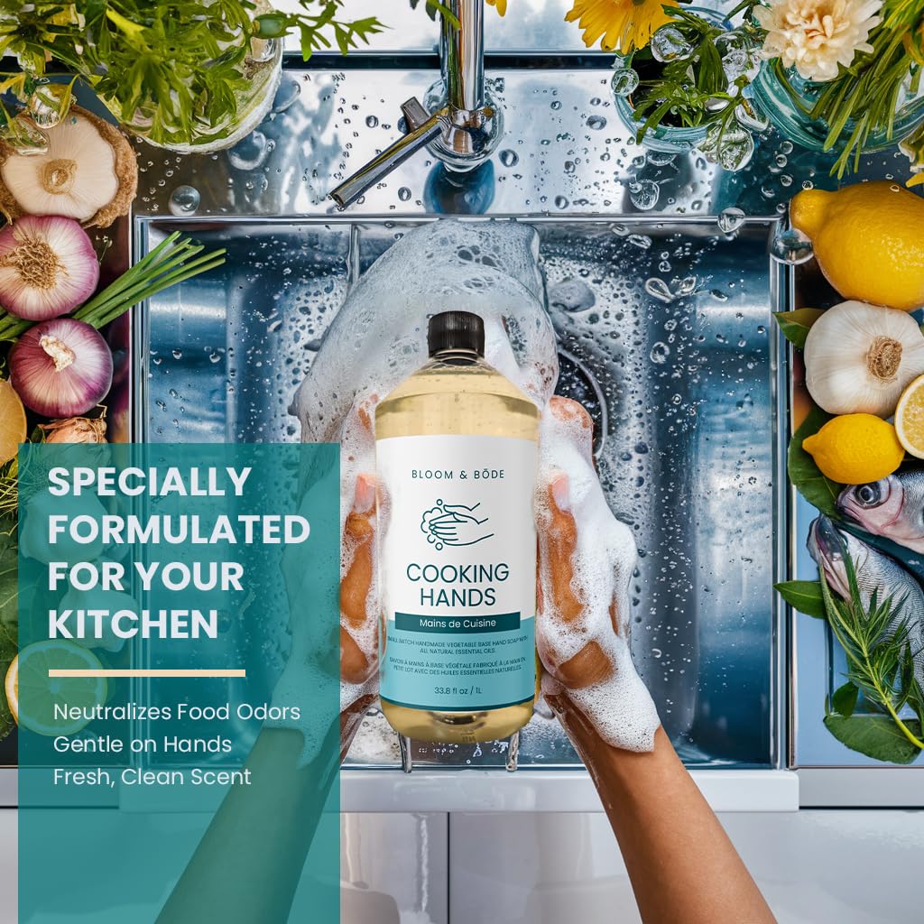 Bloom & B?de Luxury Liquid Hand Soap Refill - Natural Scented Hand Wash - Gentle Hand Soap with Essential Oils & Aloe Vera - Moisturizing Handwash Beauty & Personal Care Bloom & B?de