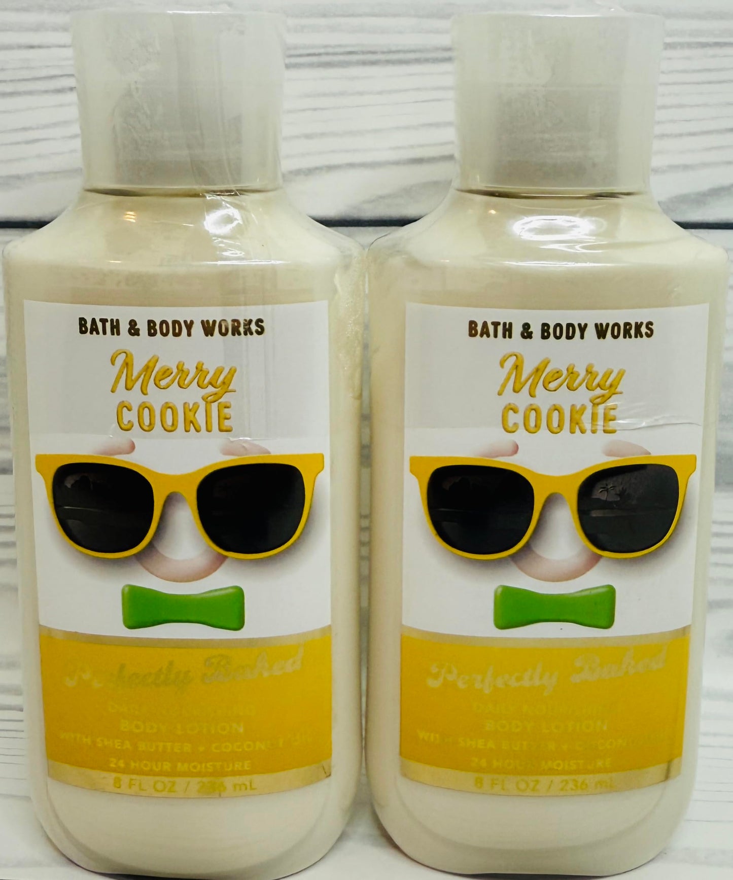 Bath & Body Works Merry Cookie Body Lotion 8 Ounces Each Pack of 2 Beauty & Personal Care Bath & Body Works