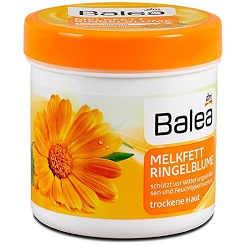 Balea Melkfett milking grease - Calendula Gel-Cream - with Vitamin A - Protects Skin against Environmental Damage/Stress from Cold, Wind, Rain etc Beauty & Personal Care DermiMatch LLC