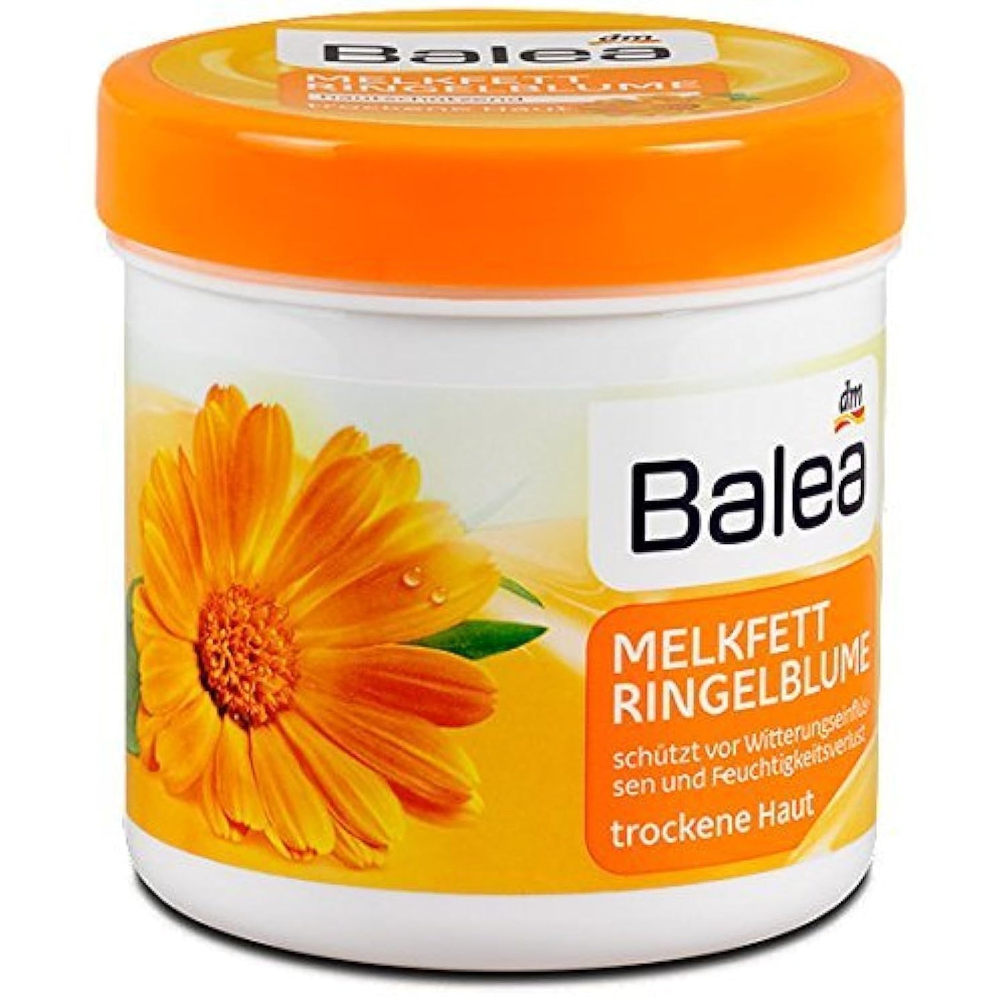 Balea Melkfett milking grease - Calendula Gel-Cream - with Vitamin A - Protects Skin against Environmental Damage/Stress from Cold, Wind, Rain etc Beauty & Personal Care DermiMatch LLC