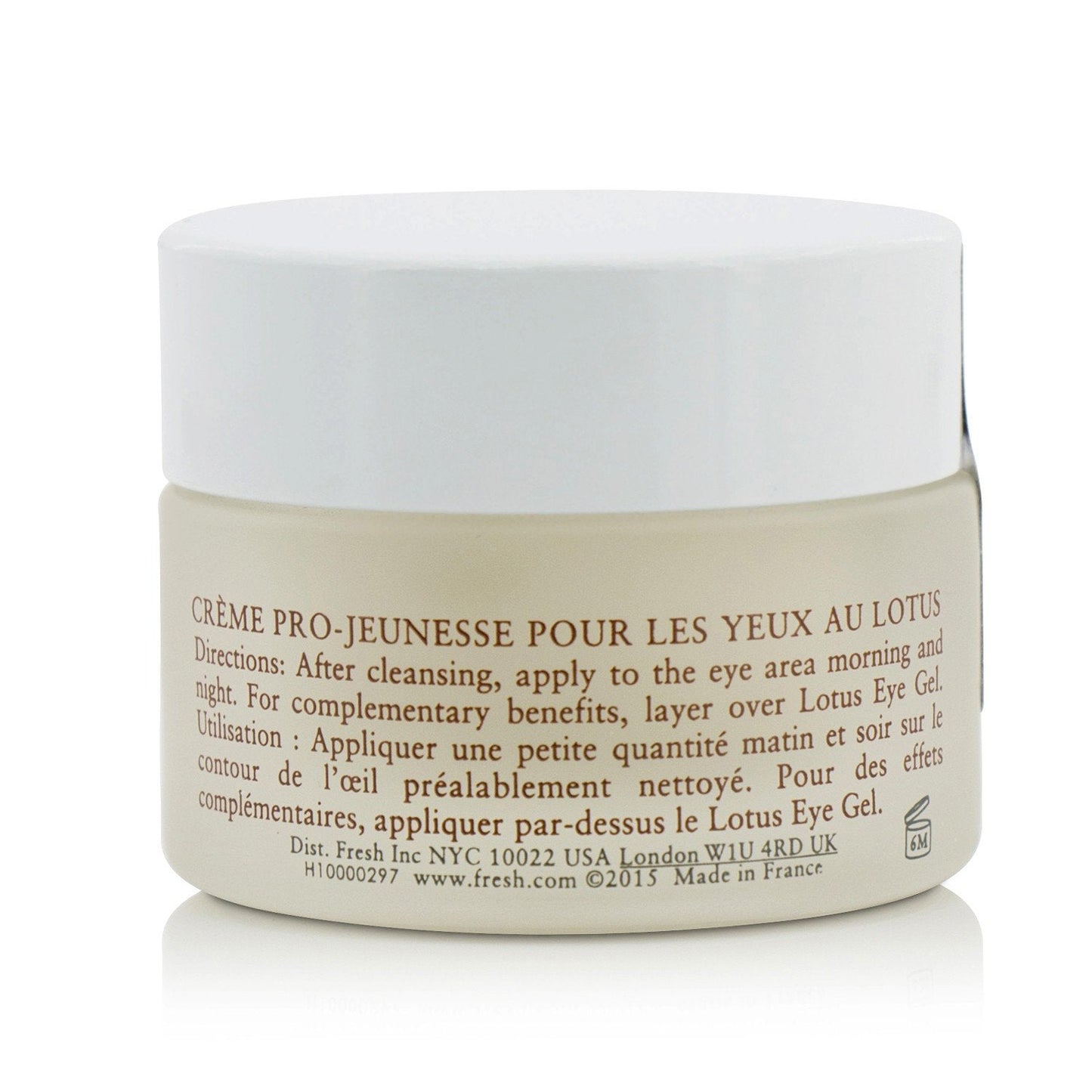 fresh Lotus Youth Preserve Eye Cream 0.5 oz/ 15 mL Beauty & Personal Care Fresh