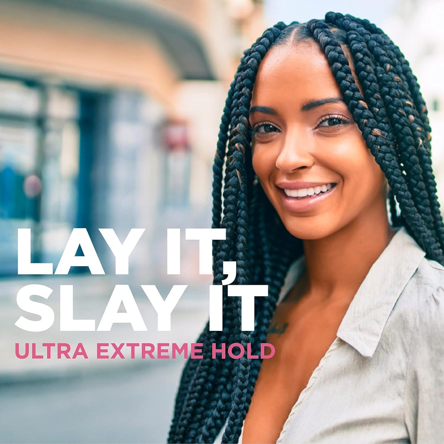 Esha Slick N Slay Braiding Gel - 3-in-1 Braid and Edge- Ultra Extreme Hold for Hair - Hydrating and Conditioning Shining Gel - Fast Dry Locking Beauty & Personal Care Esha