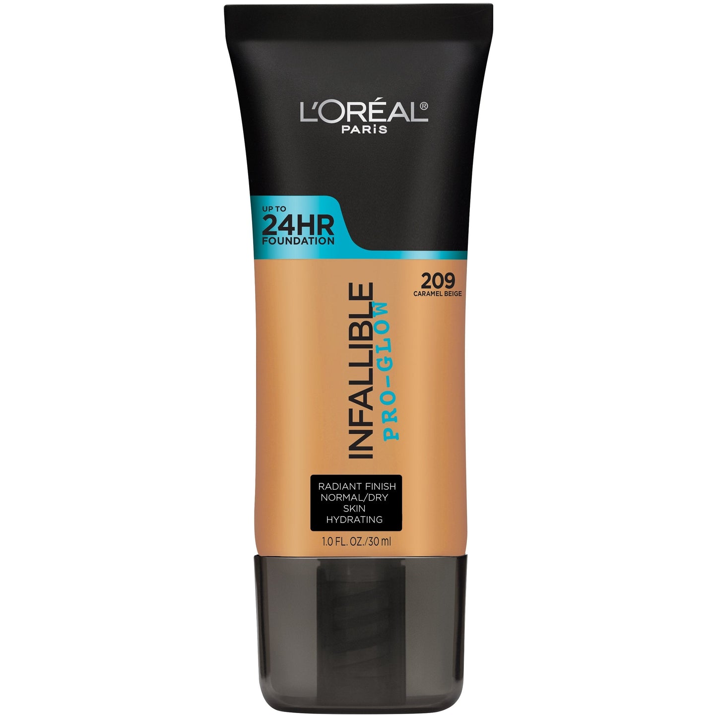 L'Oreal Paris Makeup Infallible Up to 24HR Pro-Glow Foundation, Caramel Beige, 1 fl oz. Beauty & Personal Care L'Oreal Paris