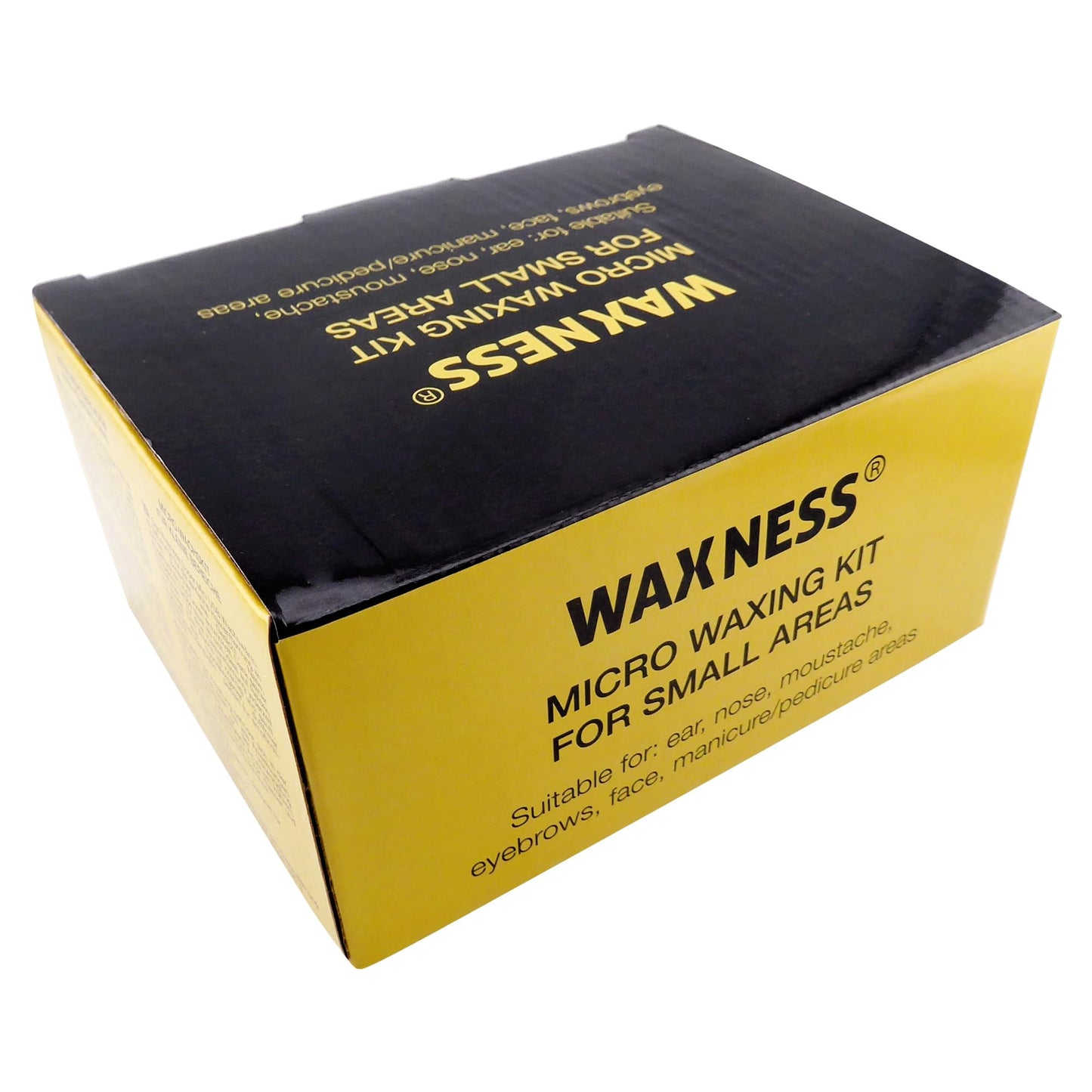 Waxness Micro Travel Waxing Kit with Warmer and Small Bag 3.5 Oz of Russian Pearl hard Wax for Small Areas Beauty and Personal Care Waxness