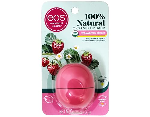 Eos, Lip Balm Strawberry Organic, 0.25 Ounce Beauty & Personal Care eos