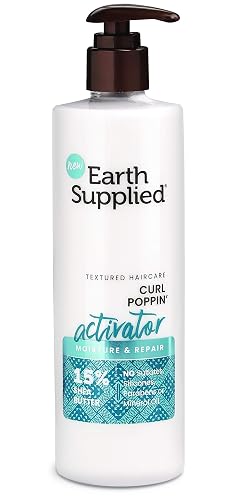 Earth Supplied Curl Poppin' Activator with 15% Shea Butter Beauty & Personal Care Earth Supplied