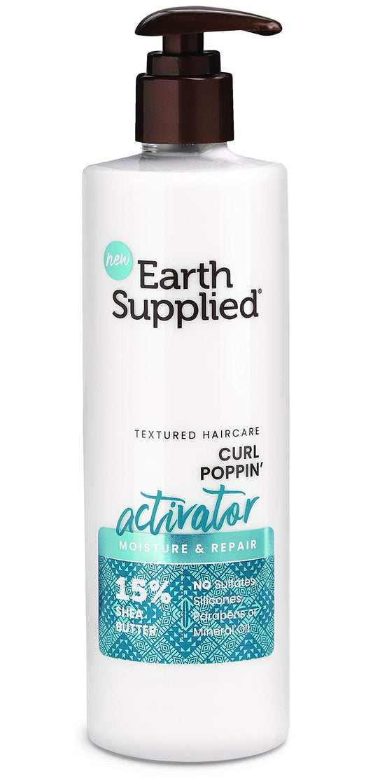 Earth Supplied Curl Poppin' Activator with 15% Shea Butter Beauty & Personal Care Earth Supplied