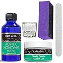 Karlash Professional Polymer Economy Kit Acrylic Powder Crystal Clear 0.5 oz and Acrylic Liquid Monomer 1 oz for Doing Acrylic Nails, MMA free, Ultra Beauty & Personal Care Karlash