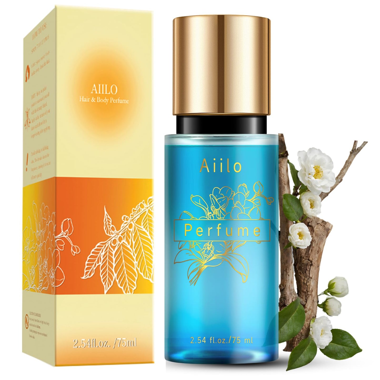 Aiilo Hair Perfume for Women, Long Lasting Hair Fragrance Mist, Hair Perfume Spray for Hair, Body & Clothes, Lightweight Non-Greasy Formula, Up to 8 Beauty & Personal Care Aiilo